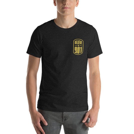 Believe in 901 T shirt (Gold logo)