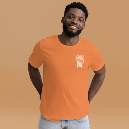 Believe in 901 T shirt (Orange and White logo)